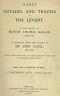 [Gutenberg 61660] • Early Voyages and Travels in the Levant / I.—The Diary of Master Thomas Dallam, 1599-1600. II.—Extracts from the Diaries of Dr. John Covel, 1670-1679. With Some Account of the Levant Company of Turkey Merchants.